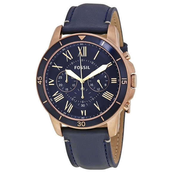 Fossil Accessories - FOSSIL Grant Sport Blue Chronograph 0359
